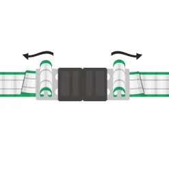 Bandverbinder Litzclip 5 Stück für 12,5 mm