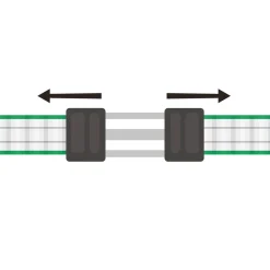 Bandverbinder Litzclip 5 Stück für 12,5 mm