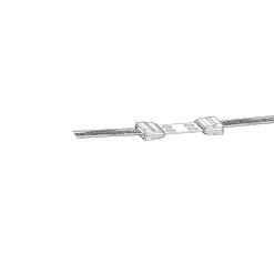 Bandverbinder Litzclip 5 Stück für 12,5 mm