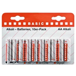 Basic Batterie Alkaline AA 10Stk.