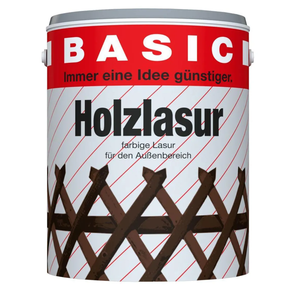 Basic Zaunlasur nussbaum 5 L