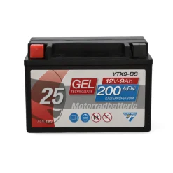 Batterie GEL YTX9-BS 9Ah 200A