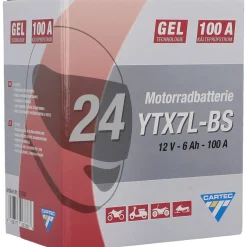 Batterie GEL YTX7L-BS 7Ah 160A