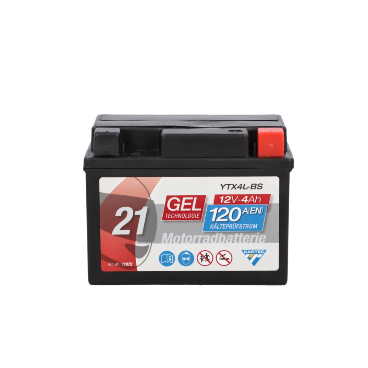 Batterie GEL YTX4L-BS 4Ah 120A