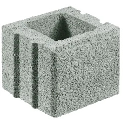 Bellamur-Gartenmauer 1/2 Stein, 25x25x20cm, grau