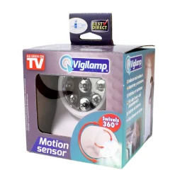 Best Direct Vigilamp kabelose LED Lampe m. Bewegunsmelder