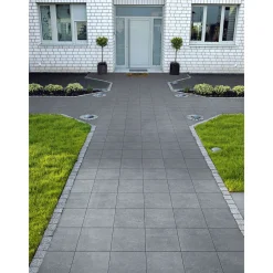 Beton Gehwegplatte Anthrazit 30x30x4 cmmit Fase