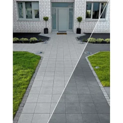 Beton Gehwegplatte grau 40x40x4 cmmit Fase