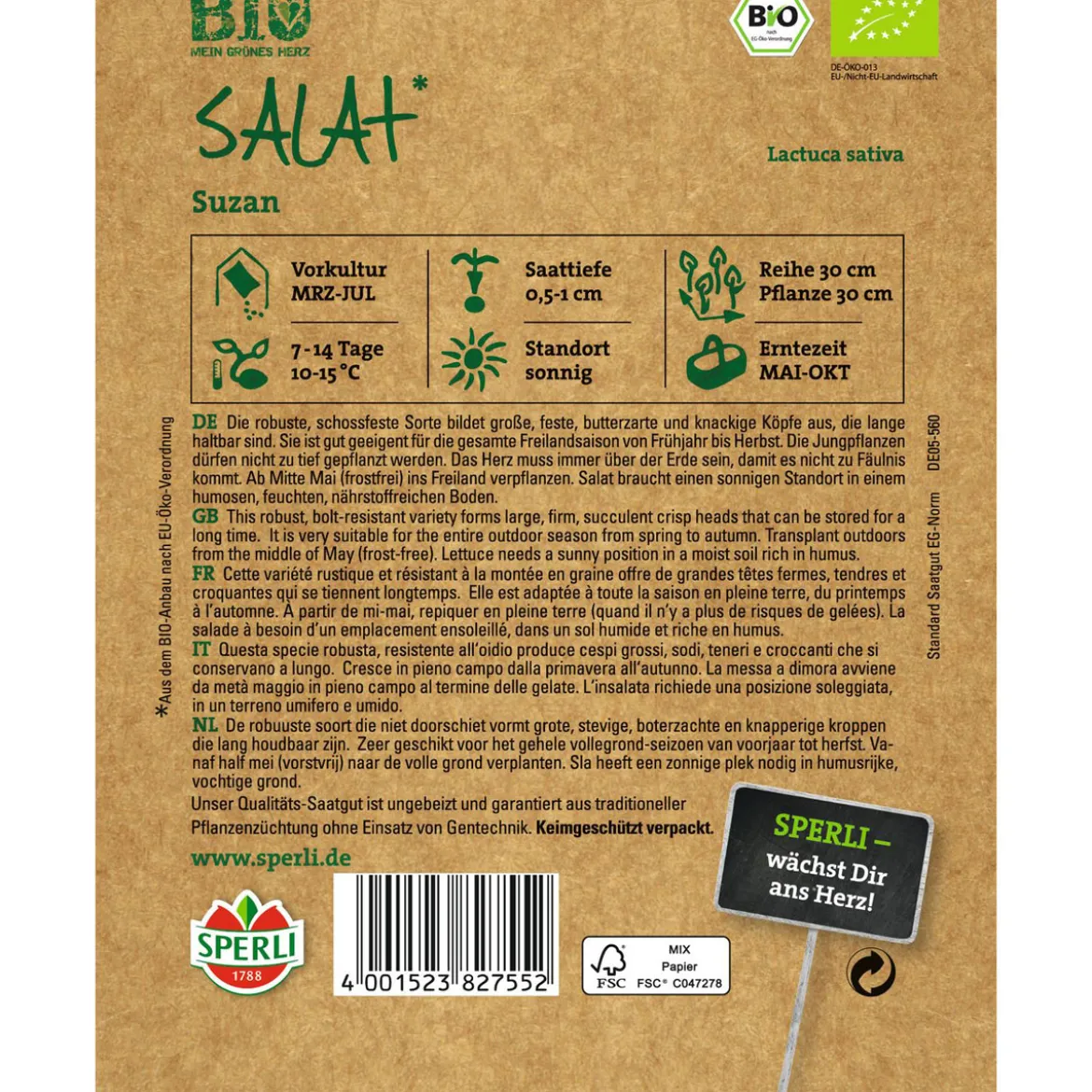Bio-Kopfsalat