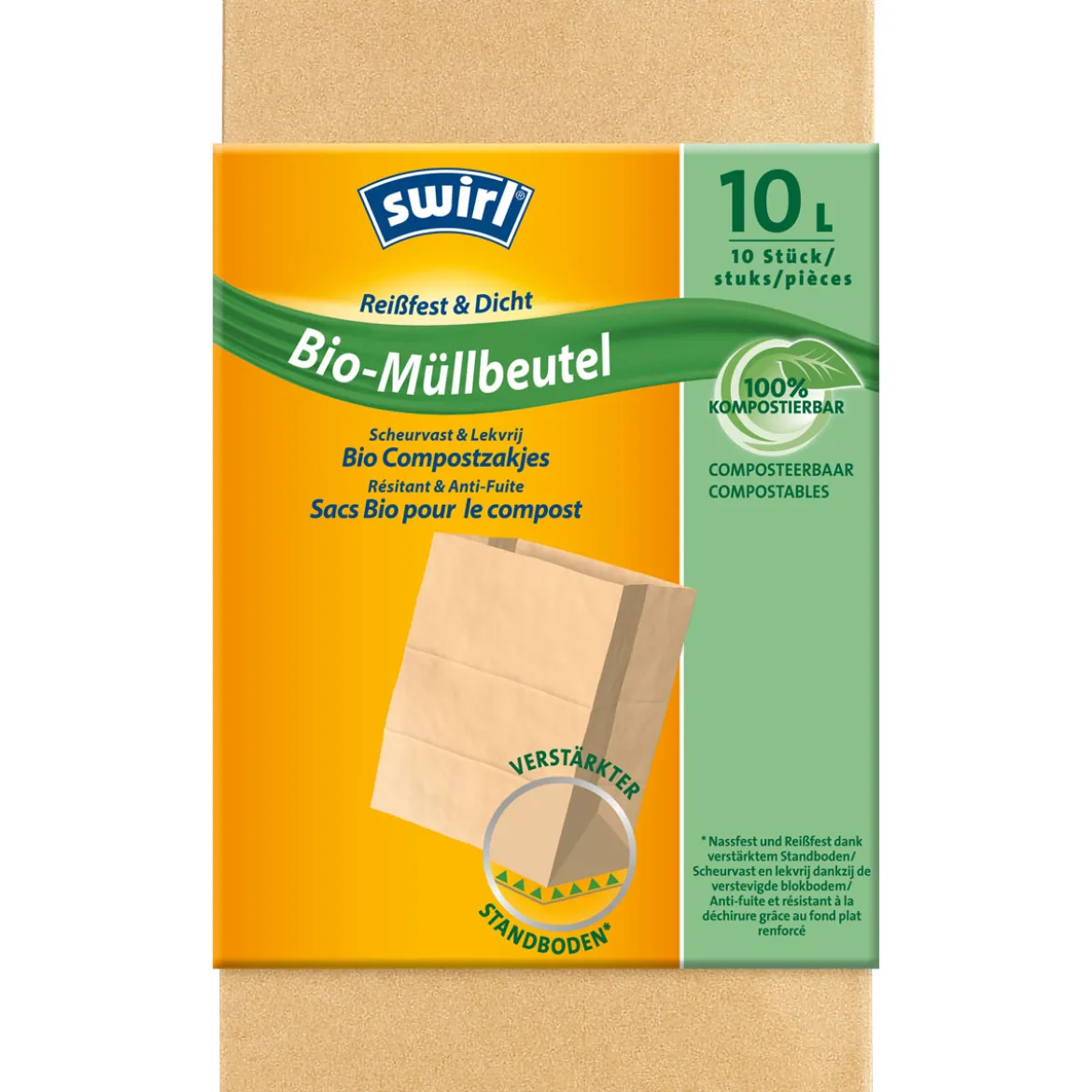Bio-Müllbeutel Papier 10 L