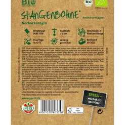 Bio-Stangenbohne grün 3-4 m