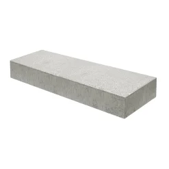 Blockstufe maschinell gefertigt100/35/16 cm, grau