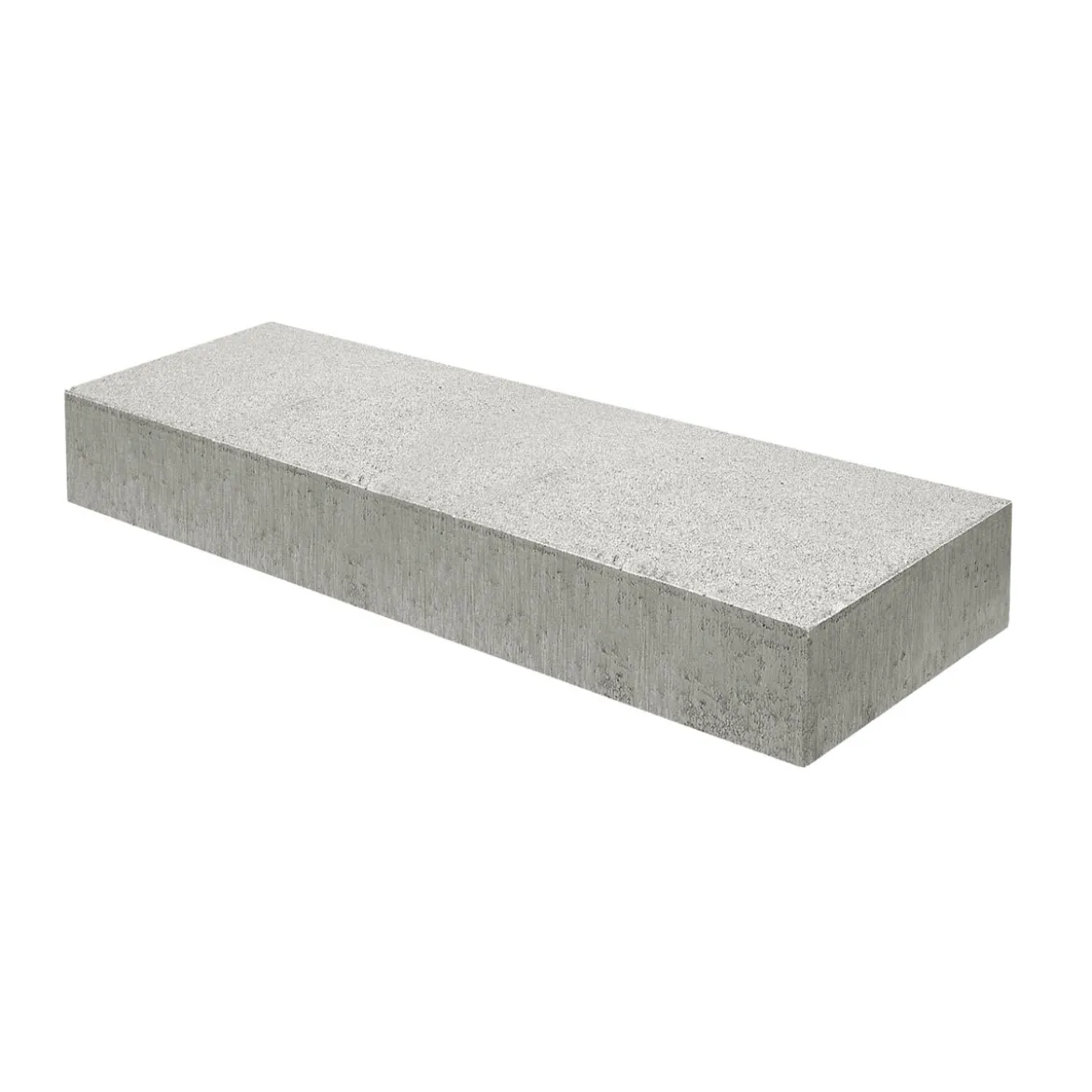 Blockstufe maschinell gefertigt100/35/16 cm, grau