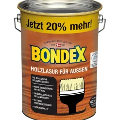 Bondex Holzlasur für Außen Dunkelgrau 4,8 L