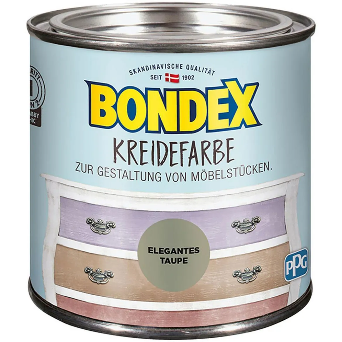 Bondex Kreidefarbe Elegantes Taupe 500 ml