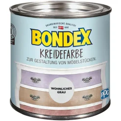 Bondex Kreidefarbe Wohnliches grau 500 ml