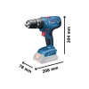 Bosch ProfessionalAkku-Bohrschrauber-Set GSB 18V 21 2 Akkus 5-teilig