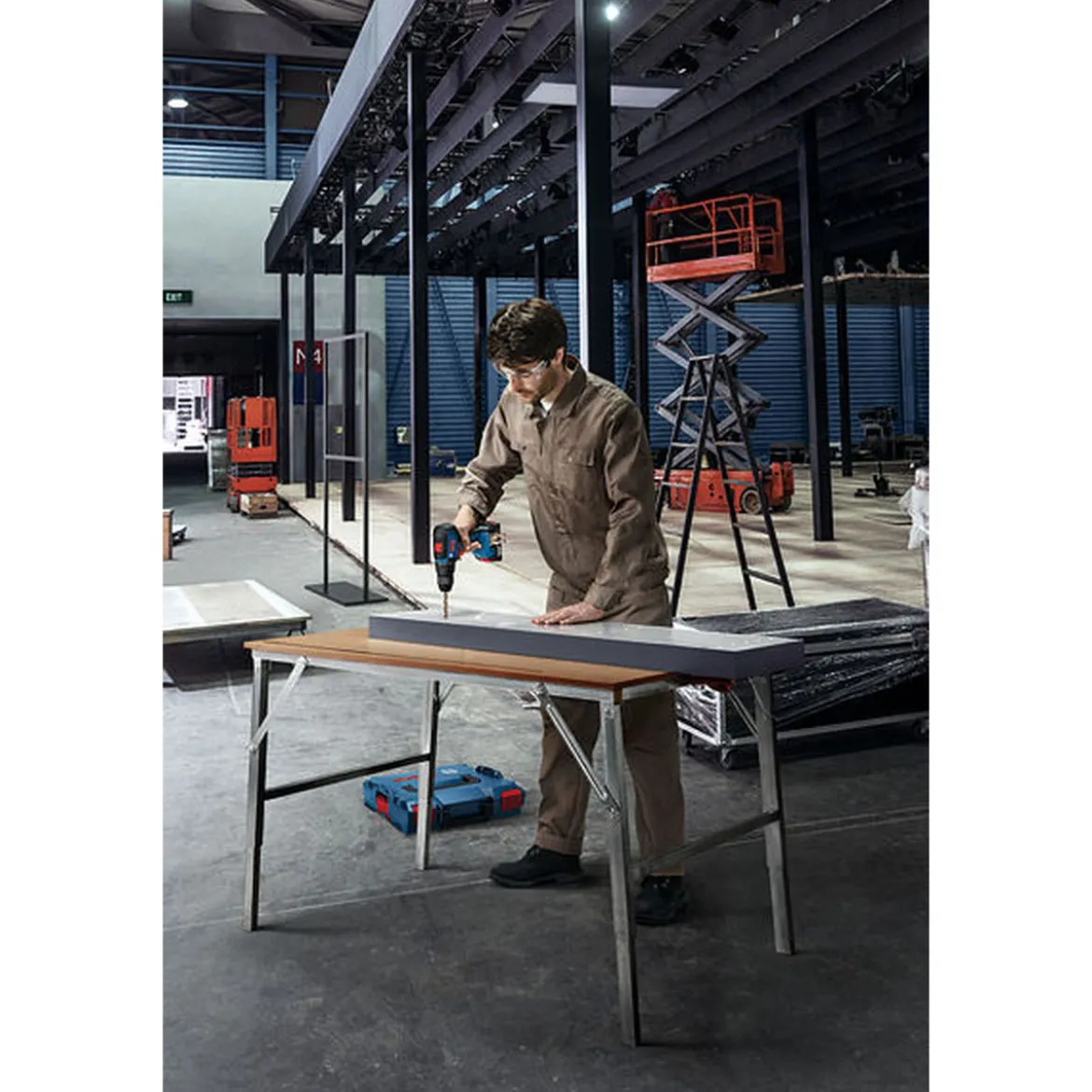 Bosch ProfessionalAkku-Bohrschrauber GSR 18 V mit 2 Akkus