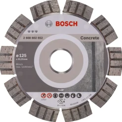 Bosch ProfessionalDiamanttrennscheibe Best for Concrete 125 x 22,23 x 2,2 x 12 mm