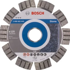 Bosch ProfessionalDiamanttrennscheibe Best for Stone 125 x 22,23 x 2,2 x 12 mm