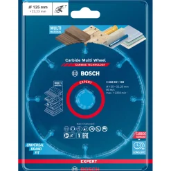 Bosch ProfessionalExpert Carbide Multi Wheel Trennscheibe 125 mm 22,23 mm