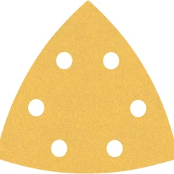 Bosch ProfessionalExpert C470 Schleifpapier für Deltaschleifer 93 mm G 120 5 Stück