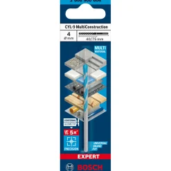 Bosch ProfessionalExpert CYL-9 MultiConstruction Bohrer 4 x 45 x 75 mm d 3,8 mm