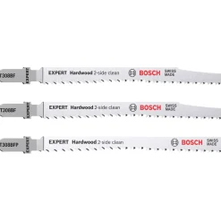 Bosch ProfessionalExpert Hardwood 2-side clean Stichsägeblatt-Set 2- teilig T308BF/BFP