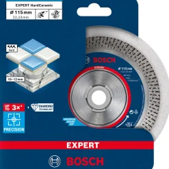 Bosch ProfessionalExpert HardCeramic Diamanttrennscheiben 115 x 22,23 x 1,4 x 10 mm
