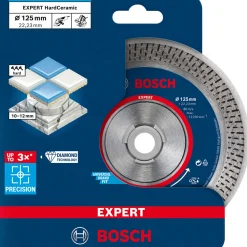 Bosch ProfessionalExpert HardCeramic Diamanttrennscheiben 125 x 22,23 x 1,4 x 10 mm