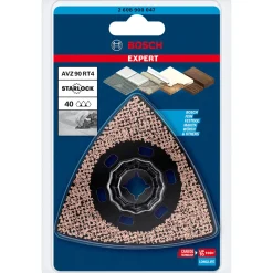 Bosch ProfessionalExpert Sanding Plate AVZ 90 RT4 Blatt für Multifunktionswerkzeuge 90 mm