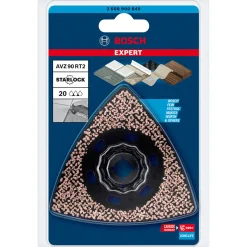 Bosch ProfessionalExpert Sanding Plate AVZ 90 RT2 Blatt für Multifunktionswerkzeuge 90 mm