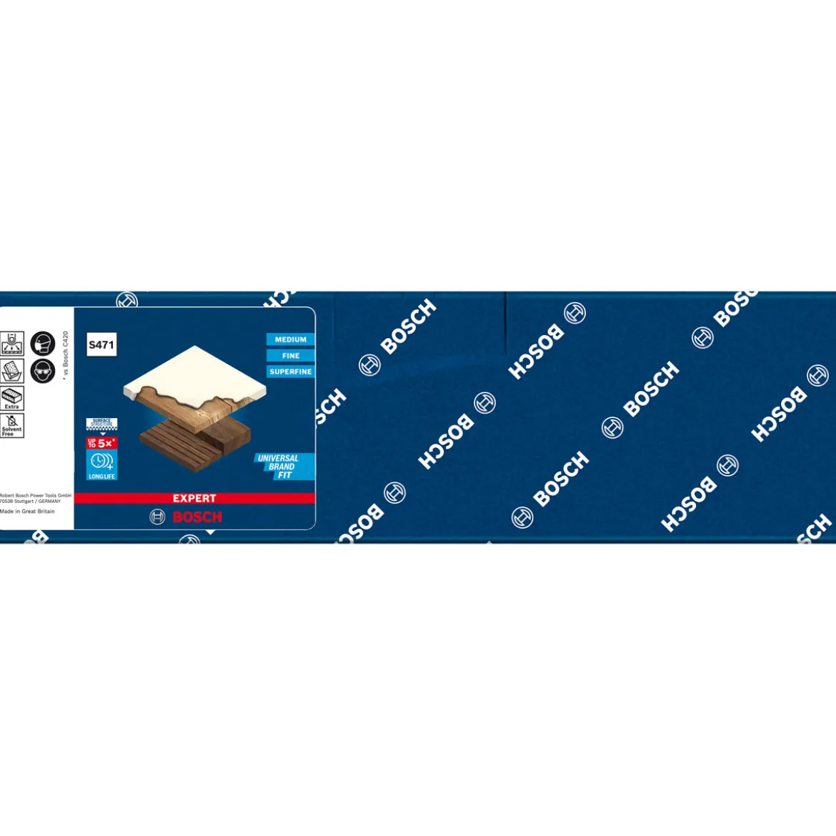 Bosch ProfessionalExpert S471 Standard Block 69 x 97 x 26 mm superfein