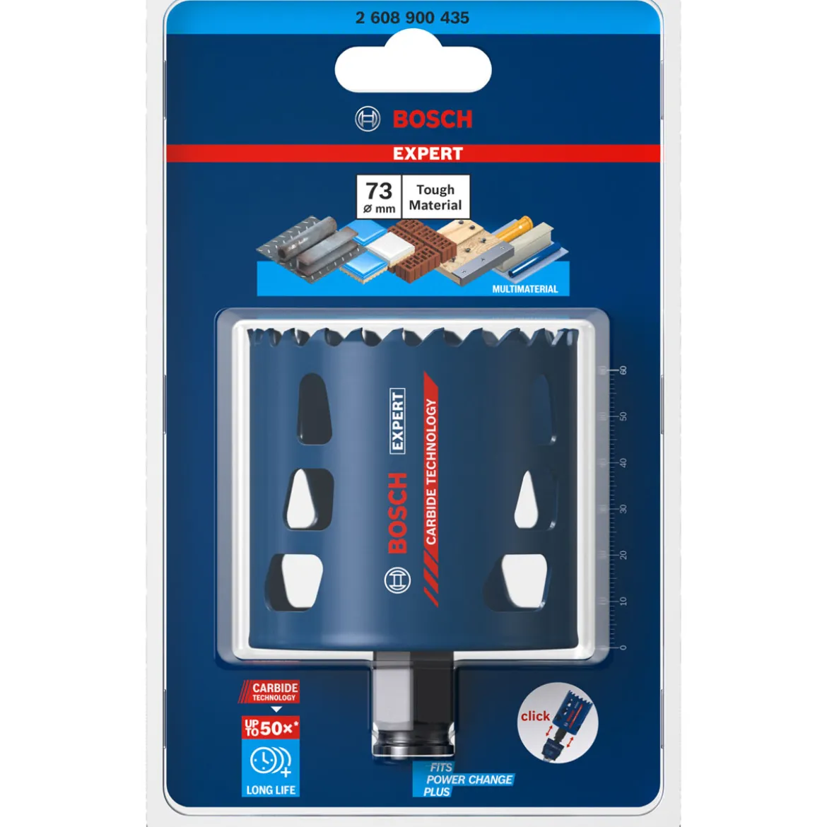 Bosch ProfessionalExpert Tough Material Lochsäge 73 x 60 mm