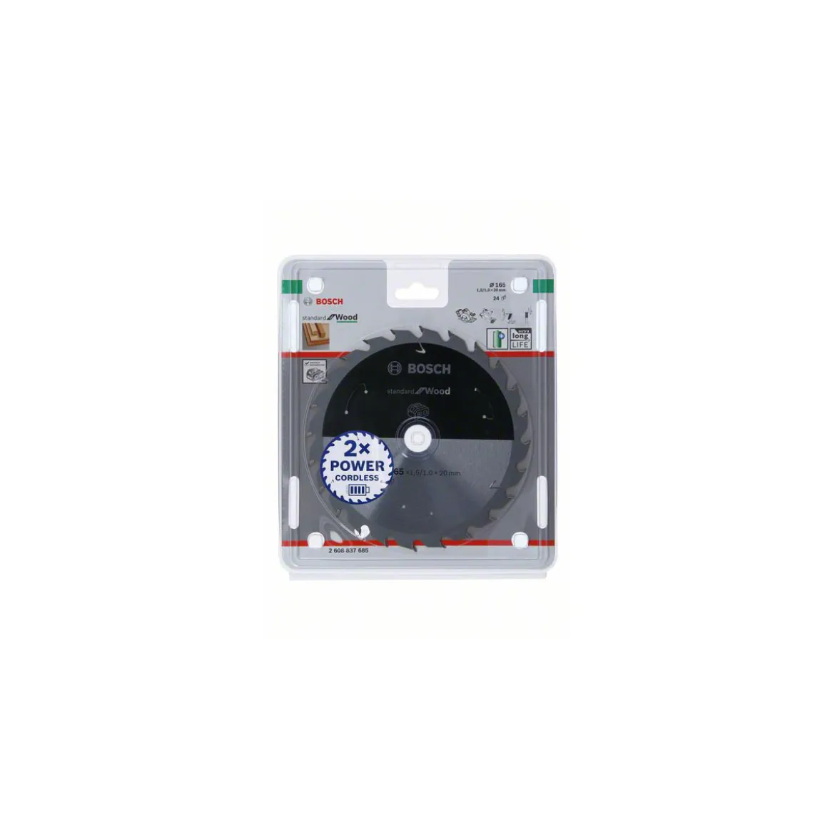 Bosch ProfessionalKreissägeblatt ST WO H 165 x 20 mm