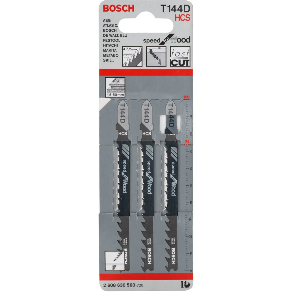 Bosch ProfessionalStichsägeblatt T 144 D Speed for Wood