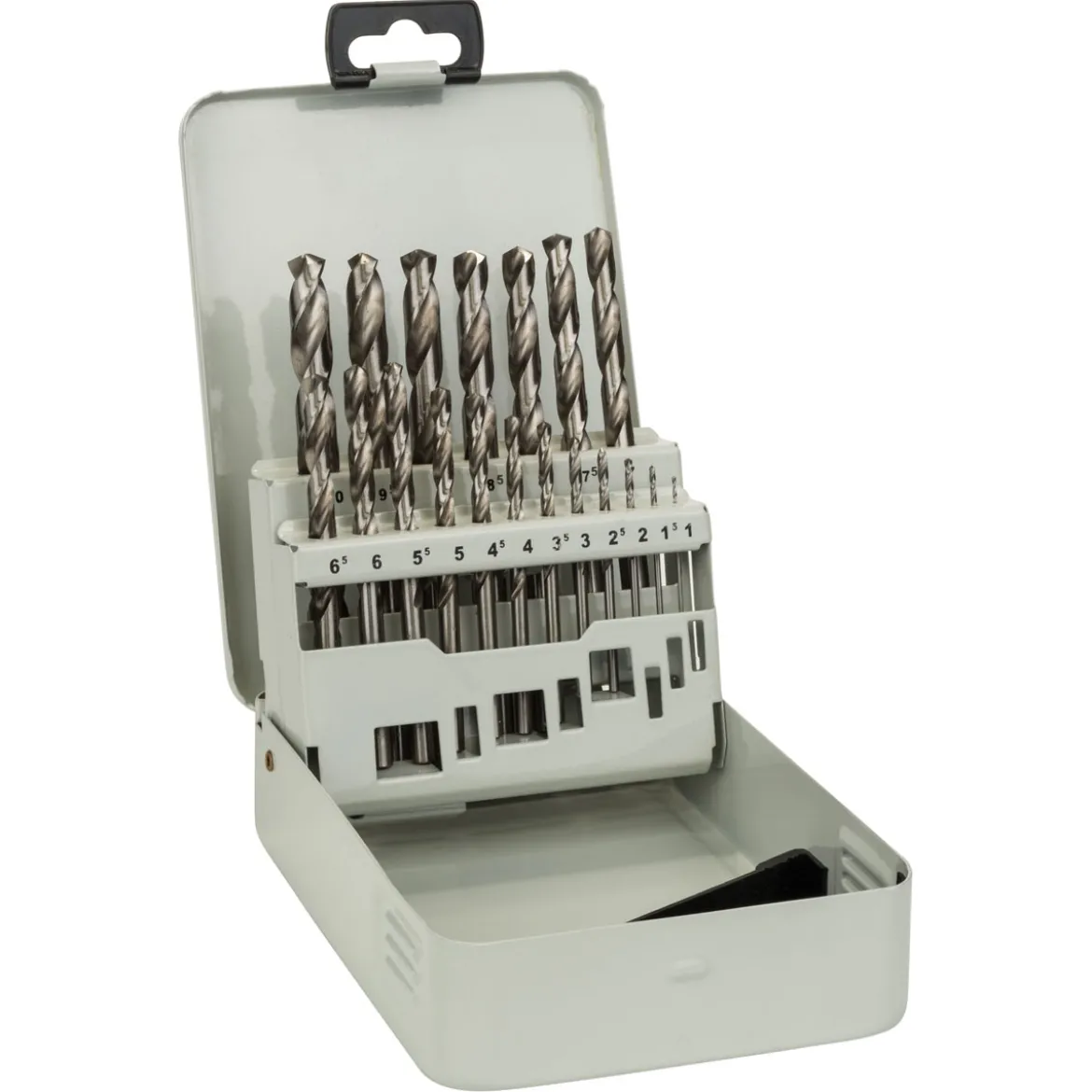 Bosch Professional19-teiliges Metallbohrer-Set HSS-G DIN 338 135 in Metallkassette 1–10 mm