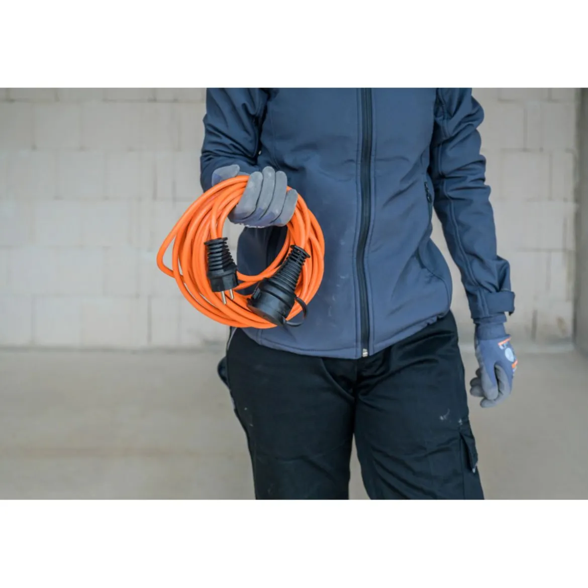 Bremaxx Verlaengerungskabel IP44 10morange AT-N05V3V3-F 3G1,5