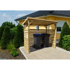 Brennholzlager 663 B, Groesse 1 260x130cm