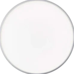 Brilliant Deckenleuchte Britt 33cm silber/weiß 22W 2300lm stufenlos dimmbar