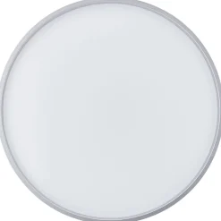 Brilliant Deckenleuchte Britt 33cm silber/weiß 22W 2300lm stufenlos dimmbar