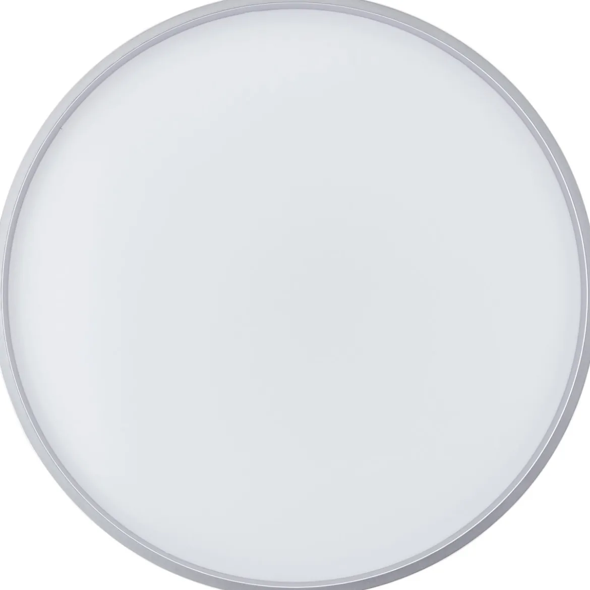 Brilliant Deckenleuchte Britt 33cm silber/weiß 22W 2300lm stufenlos dimmbar