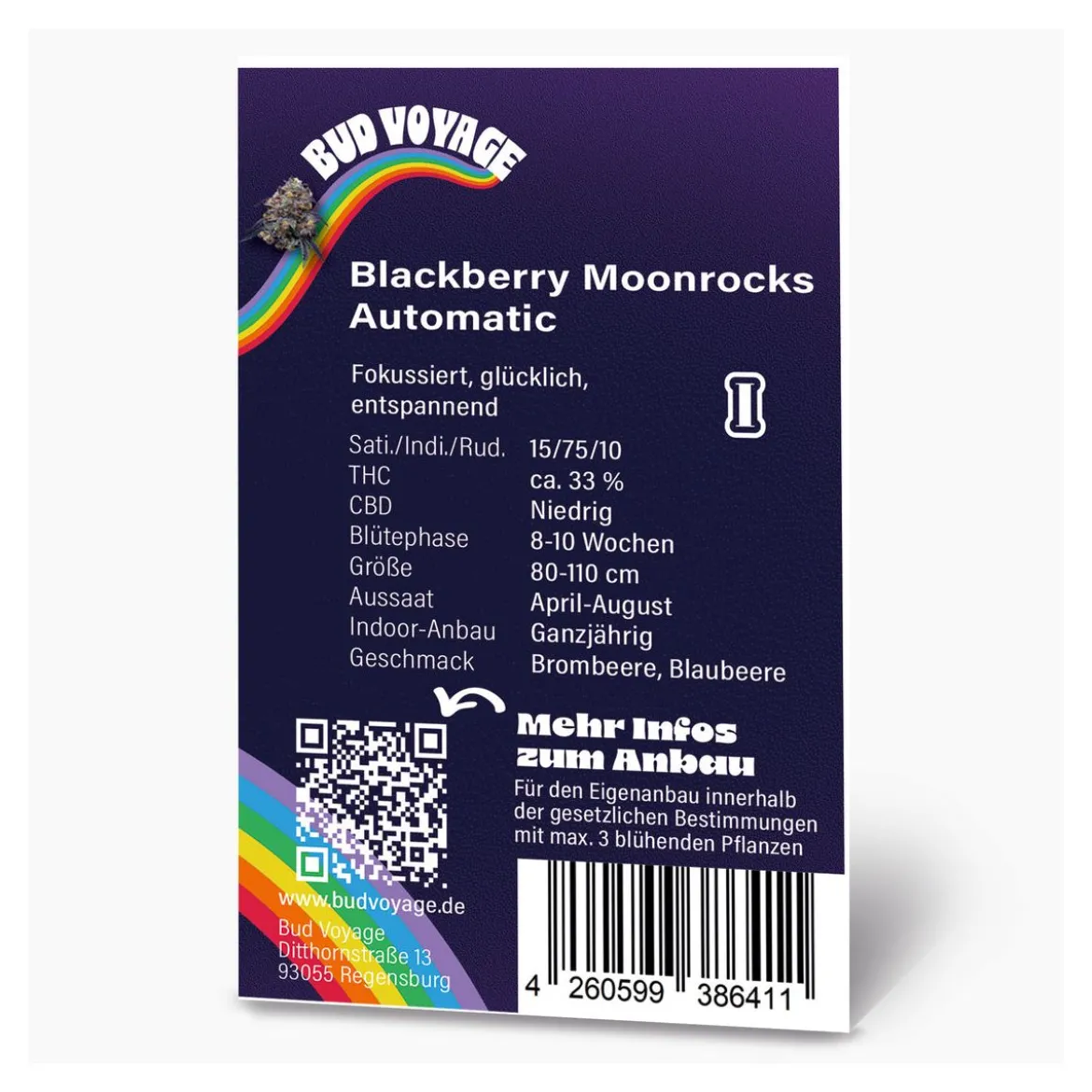 Bud Voyage Hanfsamen Blackberry Moonrocks Auto