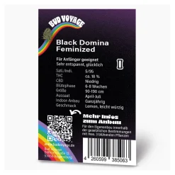 Bud Voyage Hanfsamen Black Domina Feminisiert