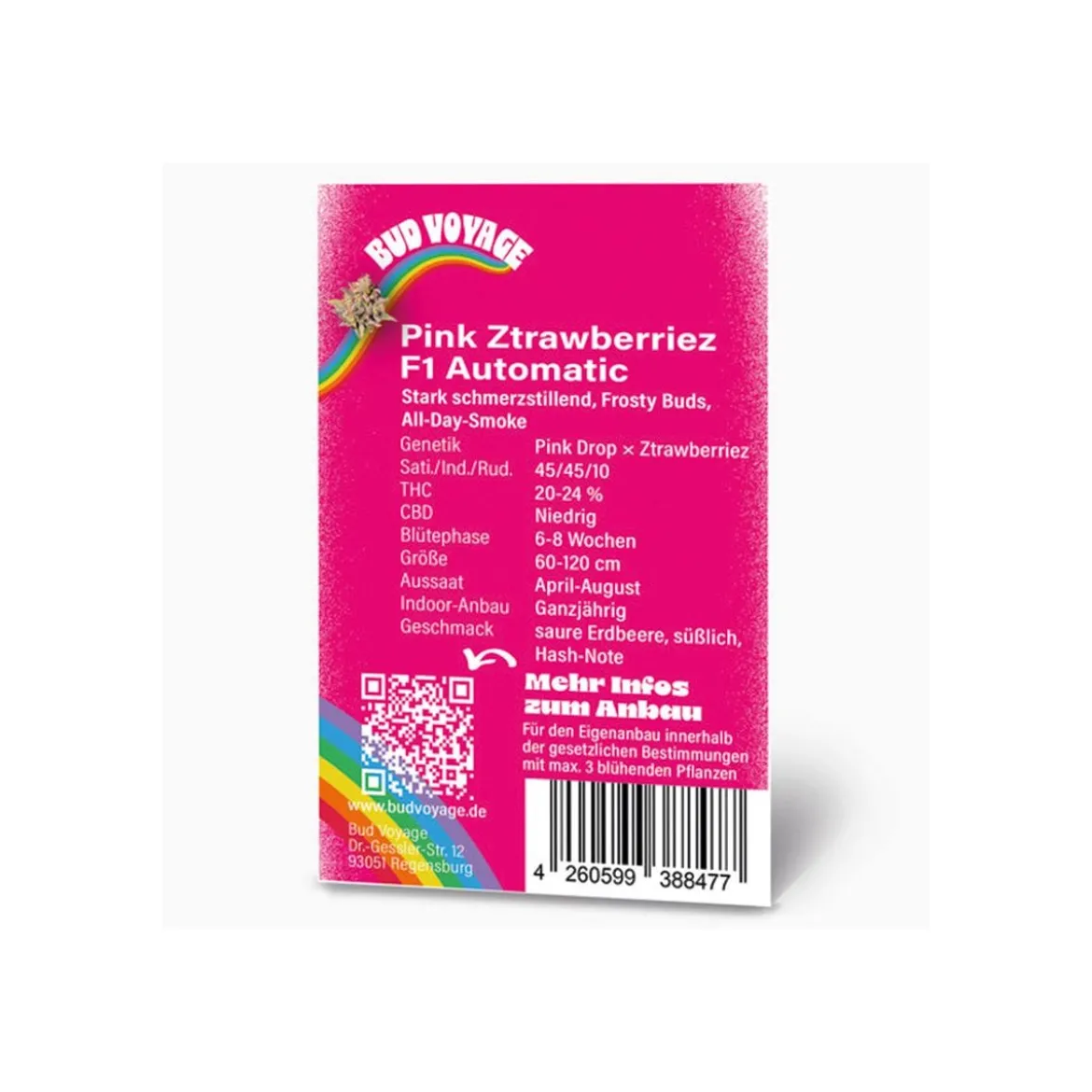 Bud Voyage Hanfsamen Pink Ztrawberriez Auto