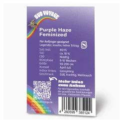 Bud Voyage Hanfsamen Purple Haze Feminisiert