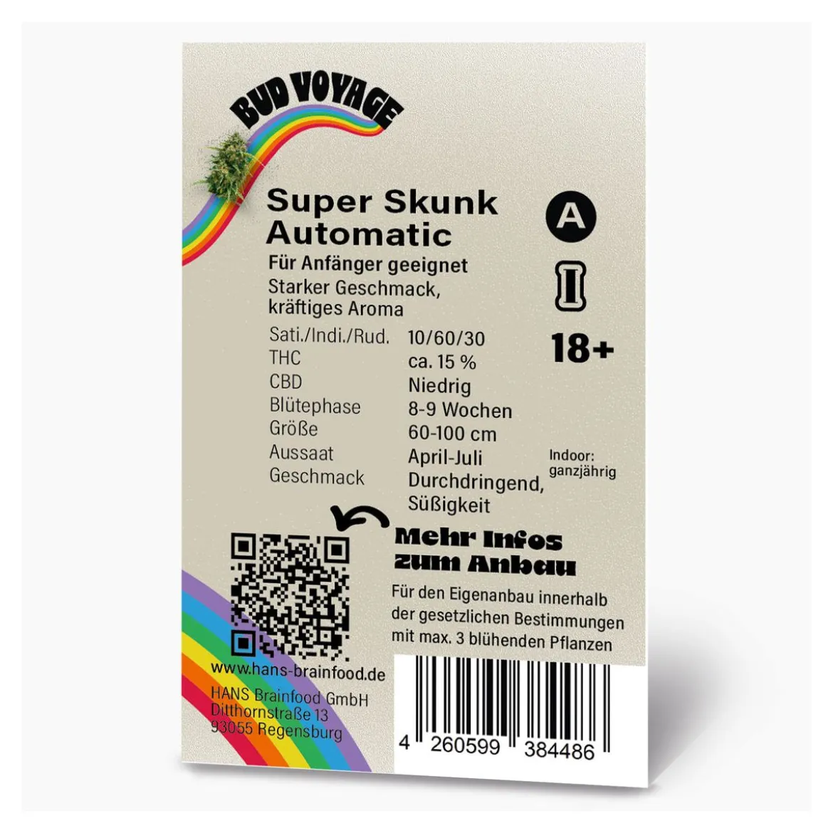 Bud Voyage Hanfsamen Super Skunk Auto