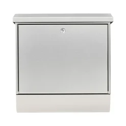 Burg Wächter Briefkasten Inoxstar 4710 mit Zeitungsfach silber