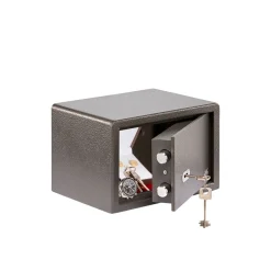 Burg Wächter Möbeltresor Point-Safe P 1 S 28 x 18 x 20 cm schwarz-braun