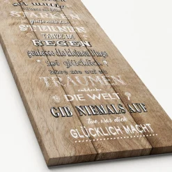Canvas-Art Spruch 30 x 80 cm